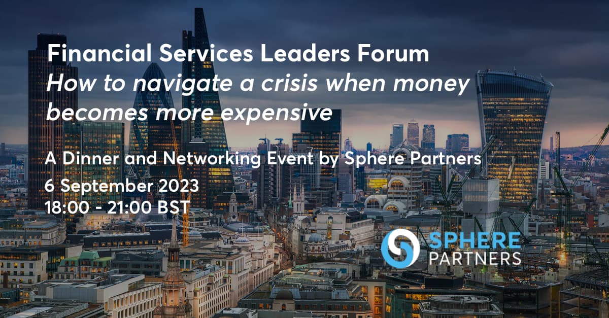 Financial Services Leaders Forum – Networking Dinner